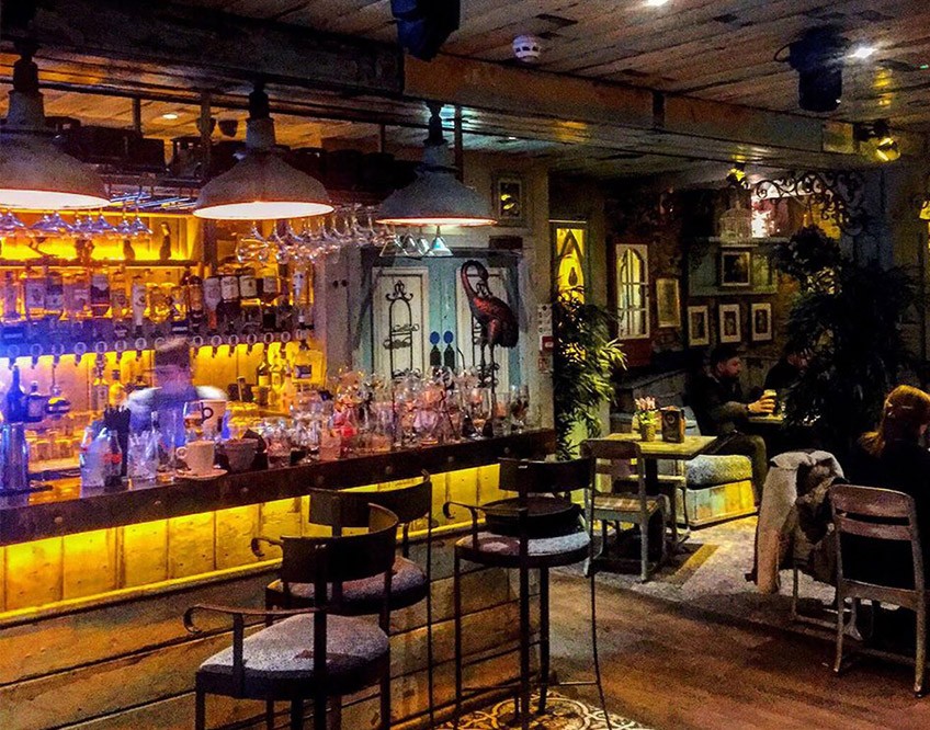 Image of the inside of The Tipsy Bird bar